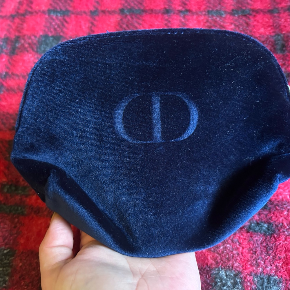 Christian Dior makeup bag